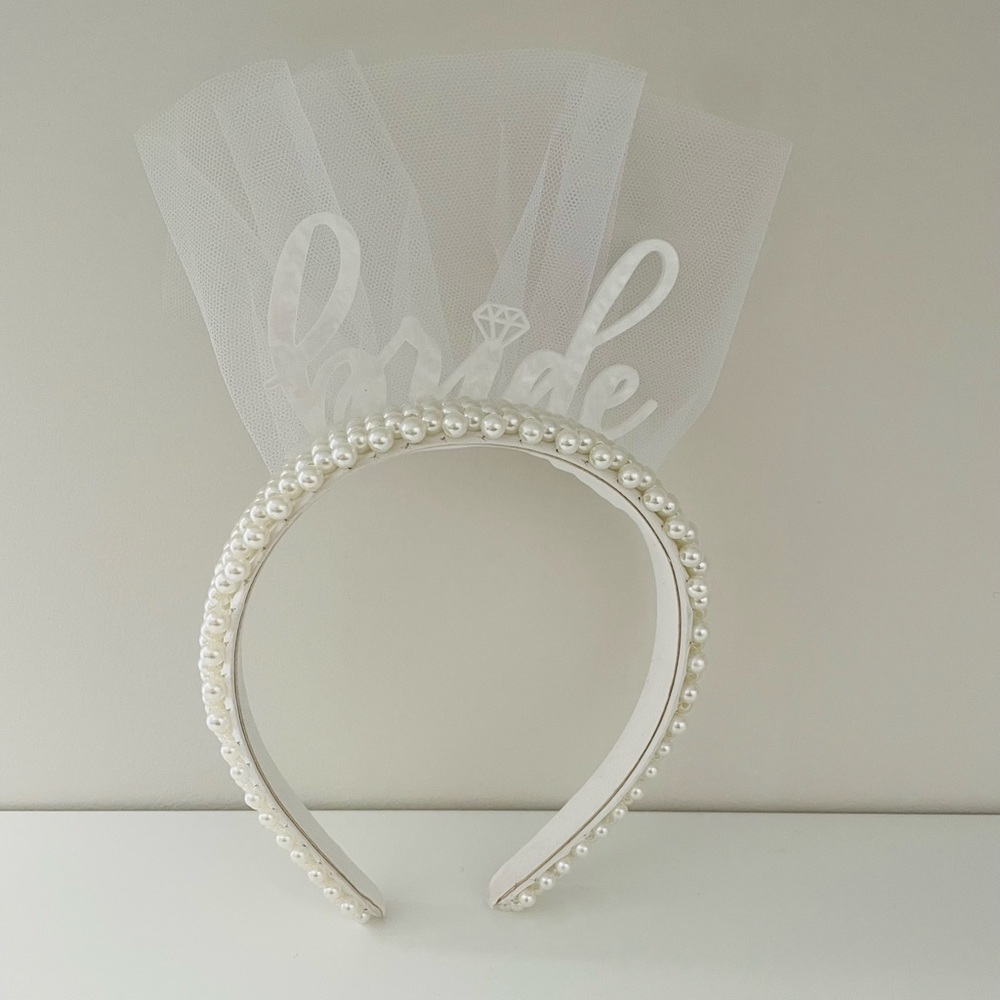 New Bride To Be Tiara Headband Bachelorette Bridal Party